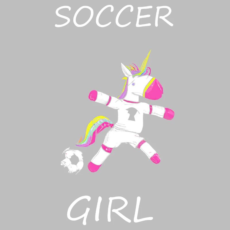 Fußball Einhorn Spruch Mädchen