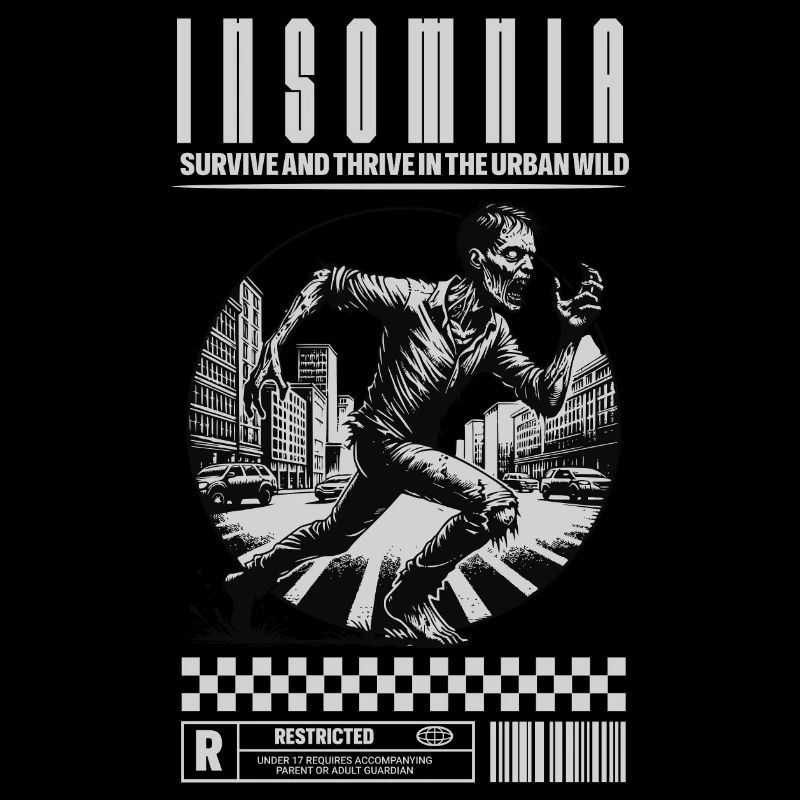 Insomnia Sleepless Zombie Streetware