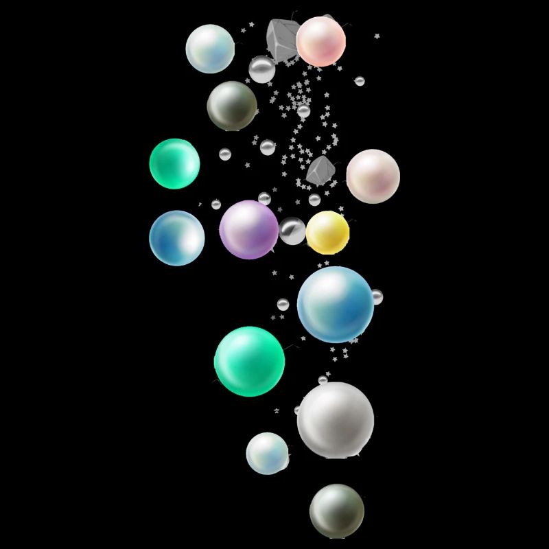 Perles colorées, perles, perles, pierres