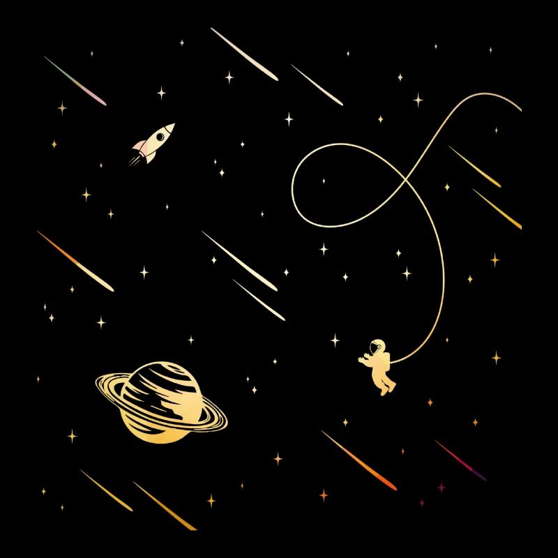 Espace astronaute planète fusée espace