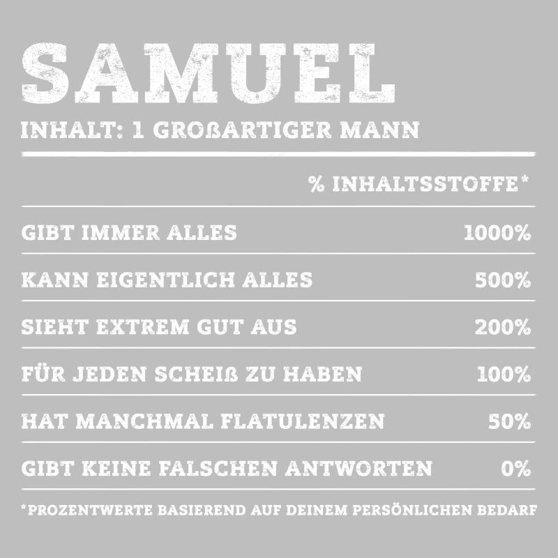 Samuel Großer Mann First Name