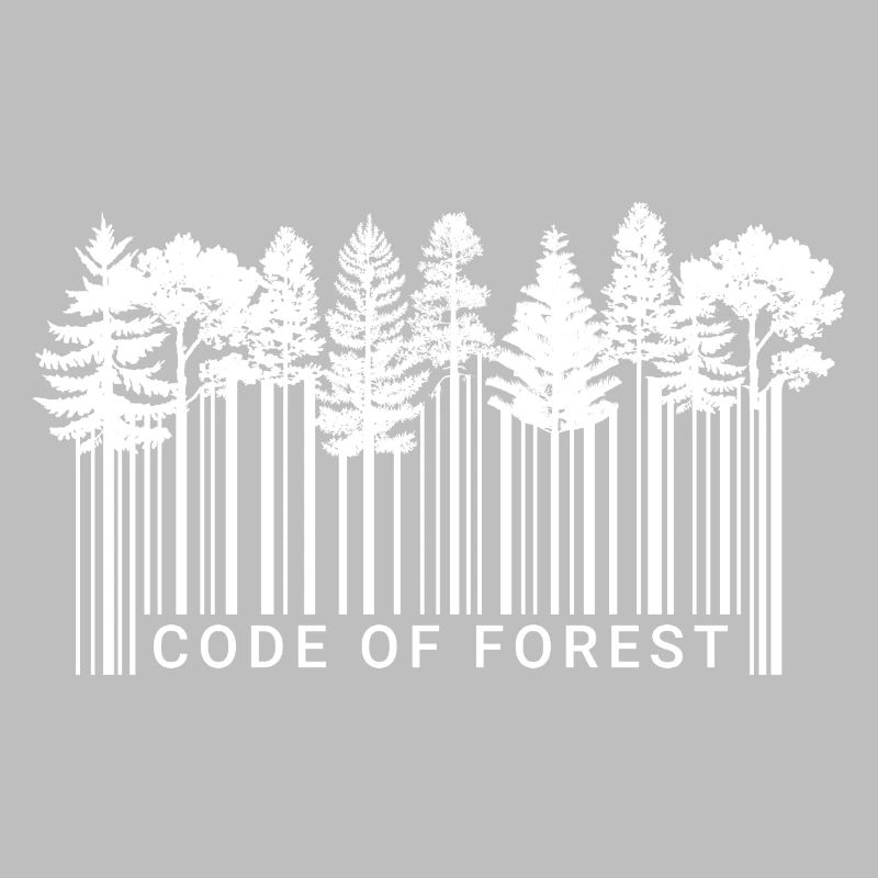 Barcode Wald Natur Wald Code Bäume 2