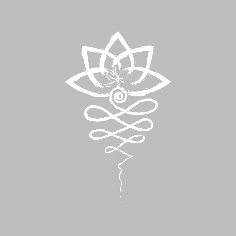 Buddhist symbol Unalome sign