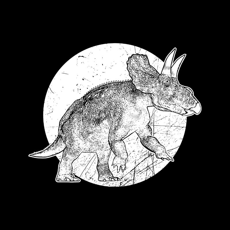 Diceratops dinosaur primeval wilderness fossil