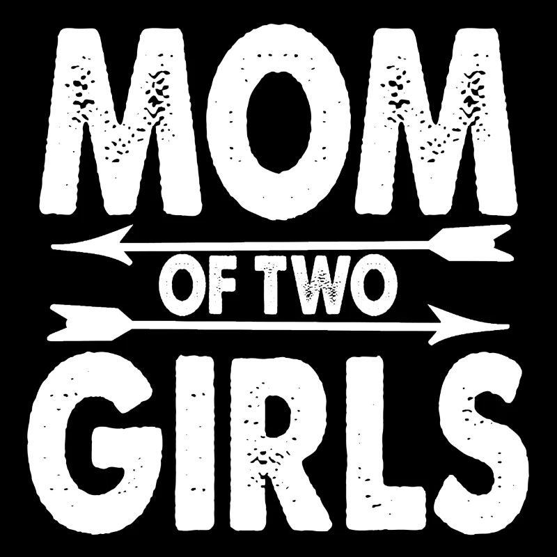 Maman de deux filles - cadeau mère 2 filles