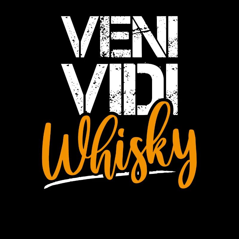 lustiges Veni Vidi Whisky Statement Shirt Bourbon