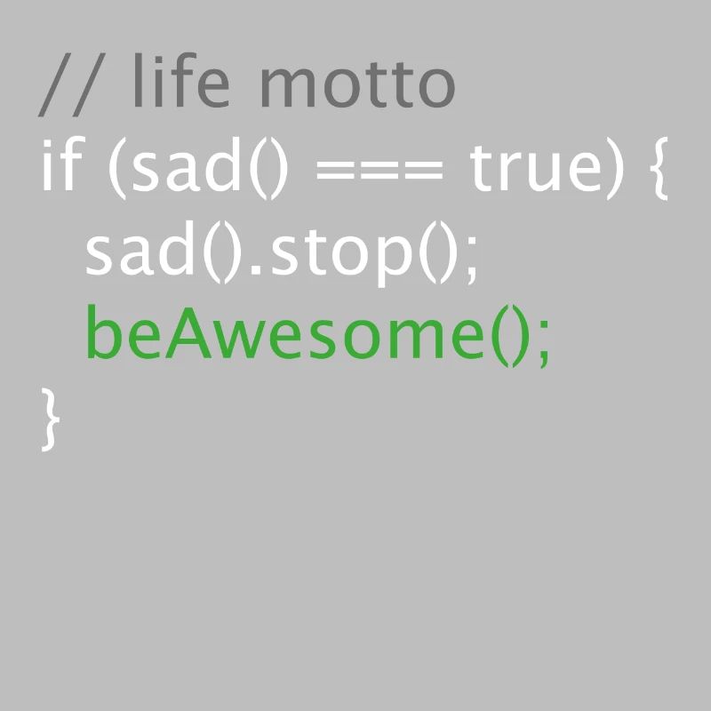 Computer Science Nerd Geek Programmer Life Motto