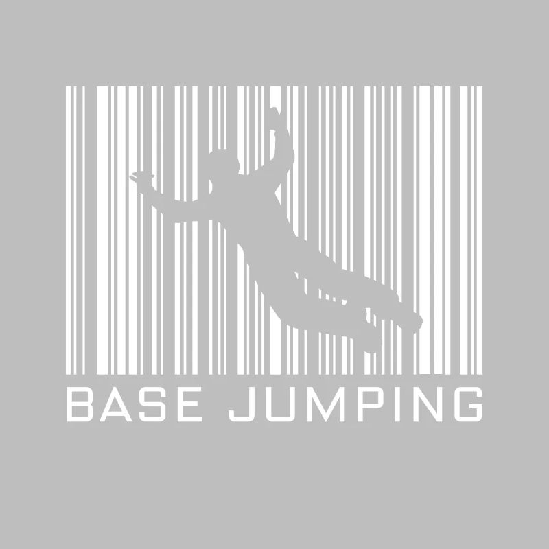 Base-Jumping Hobby mit Barcode