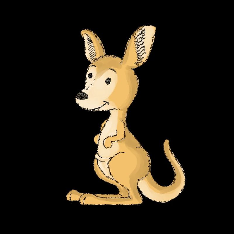 Wildtiere Australien Beuteltiere Känguru Kinder