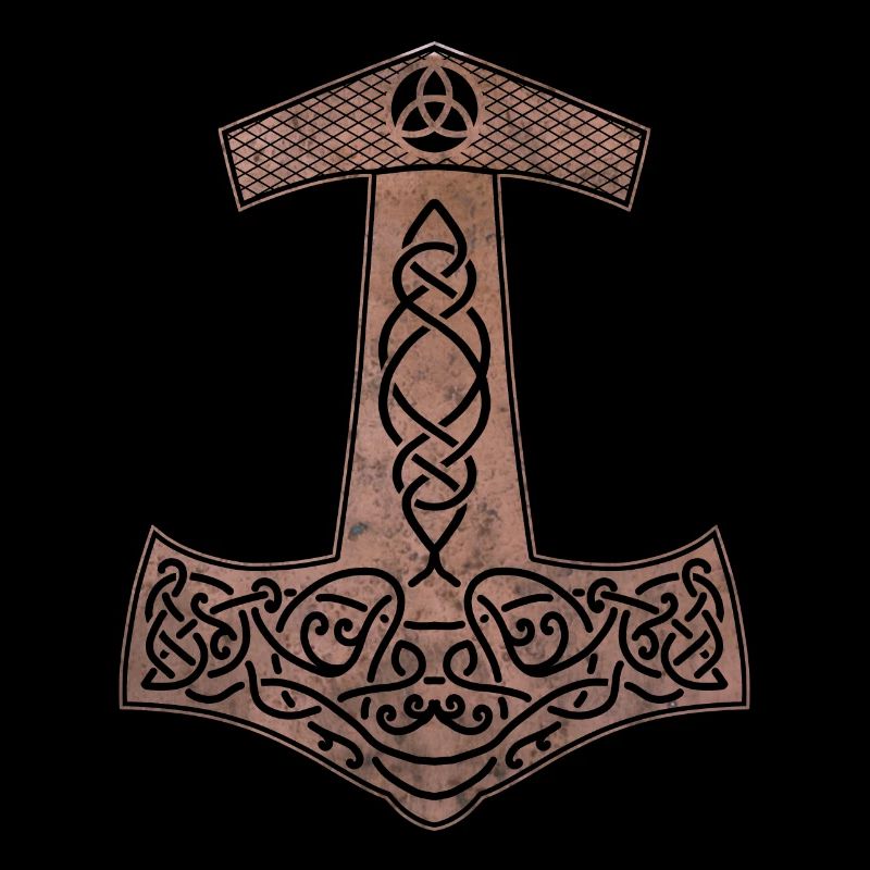 Hammer von Thor Mjölnir Kupfer Wikinger Geschenk