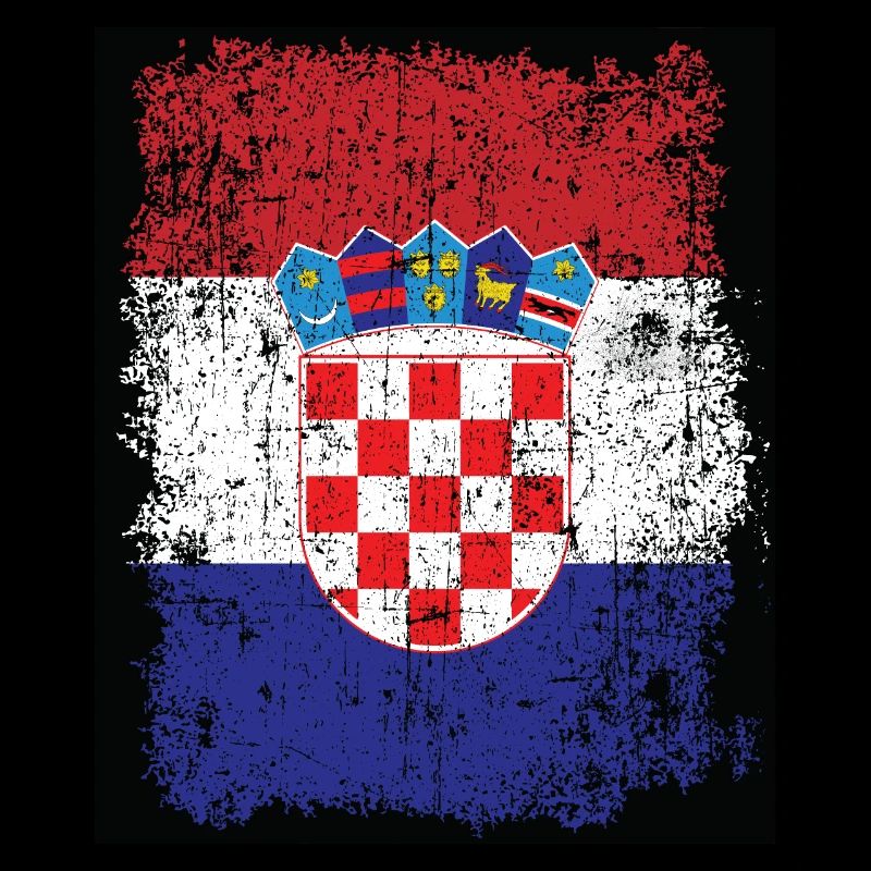 Croatie Drapeau drapeau drapeau Hrvatska drapeau croate