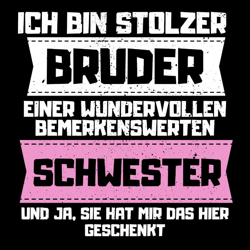Stolzer Bruder einer Schwester