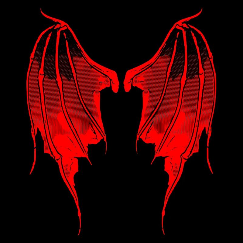 2reborn Devilwings Devil Wings Teufel rot