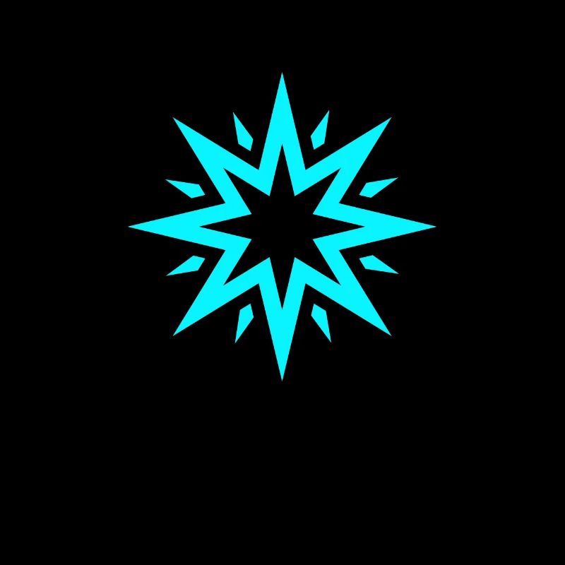 Étoile turquoise | Bleu