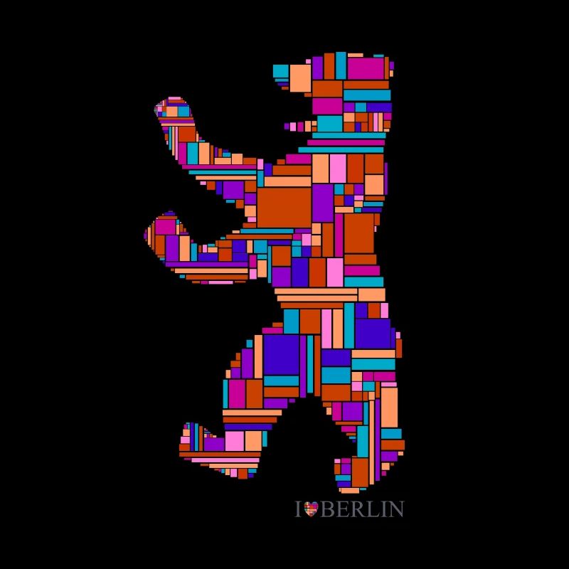 I Love Berlin Shirt - Berlin Bär Design - Berlin