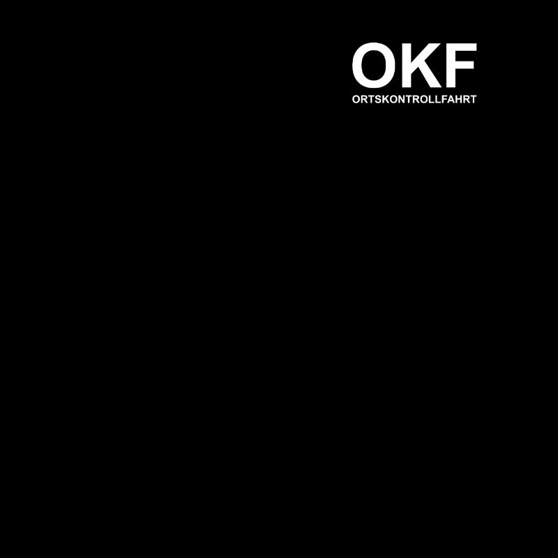 OKF Ortskontrollfahrt Minimalistisch Brust