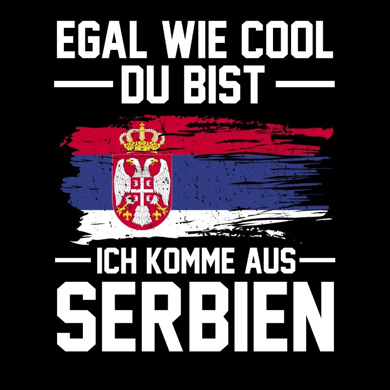 Serbische Flagge Serbe Serbin Serben Serbien