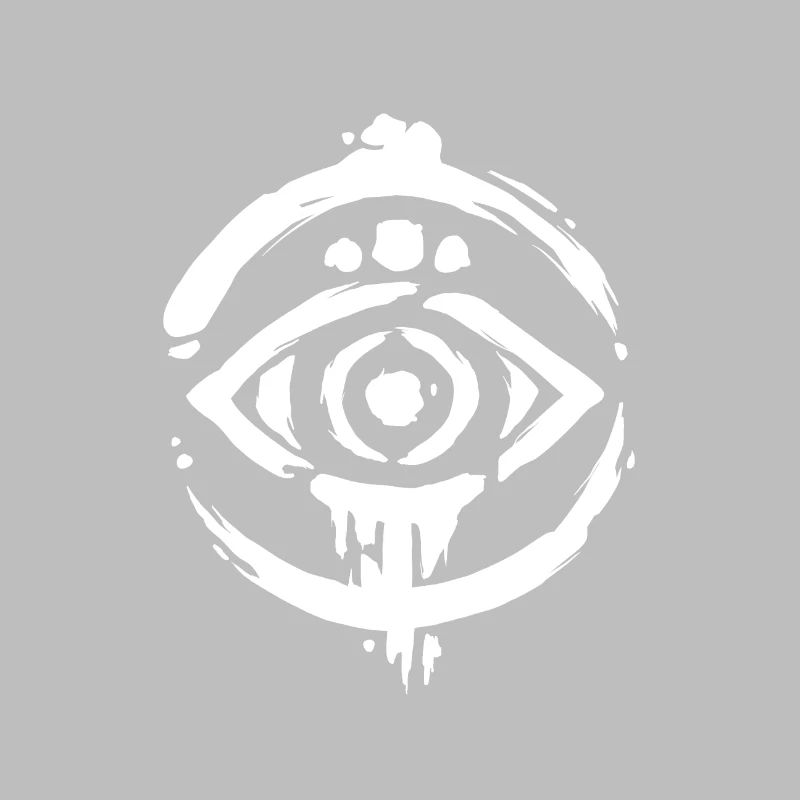Logo oeil trash sketch