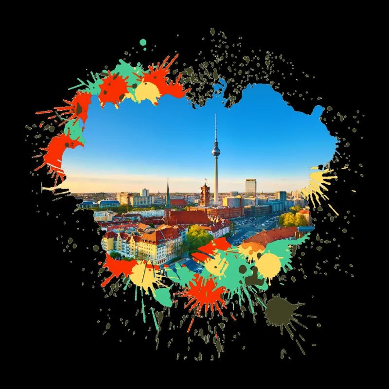 Berlin Germany City Skyline Home Splash