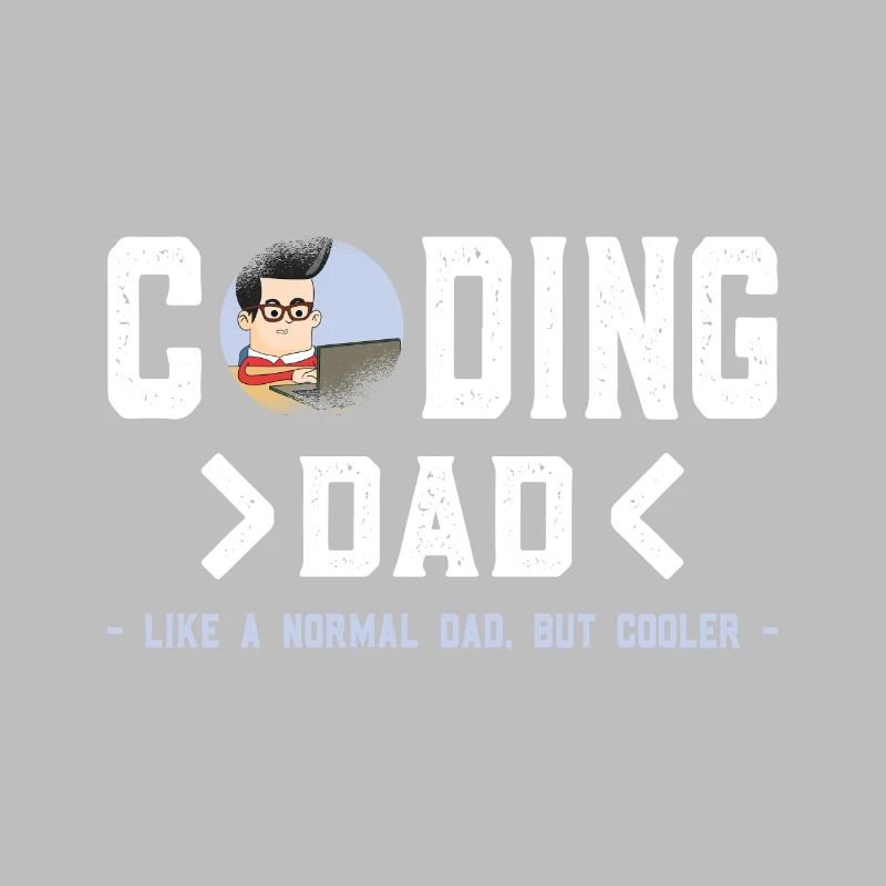 Coding Software Developer Computer Dad
