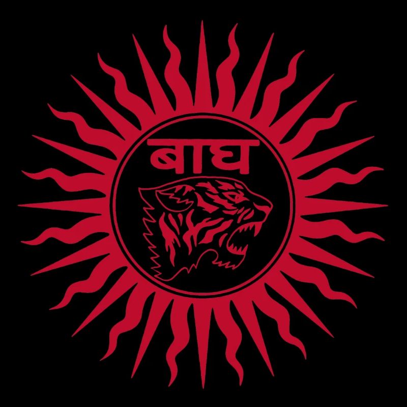 Red tiger in India