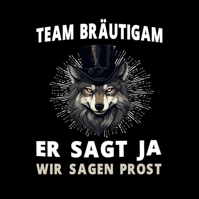 Wolf Junggesellenabschied Bräutigam Hochzeit