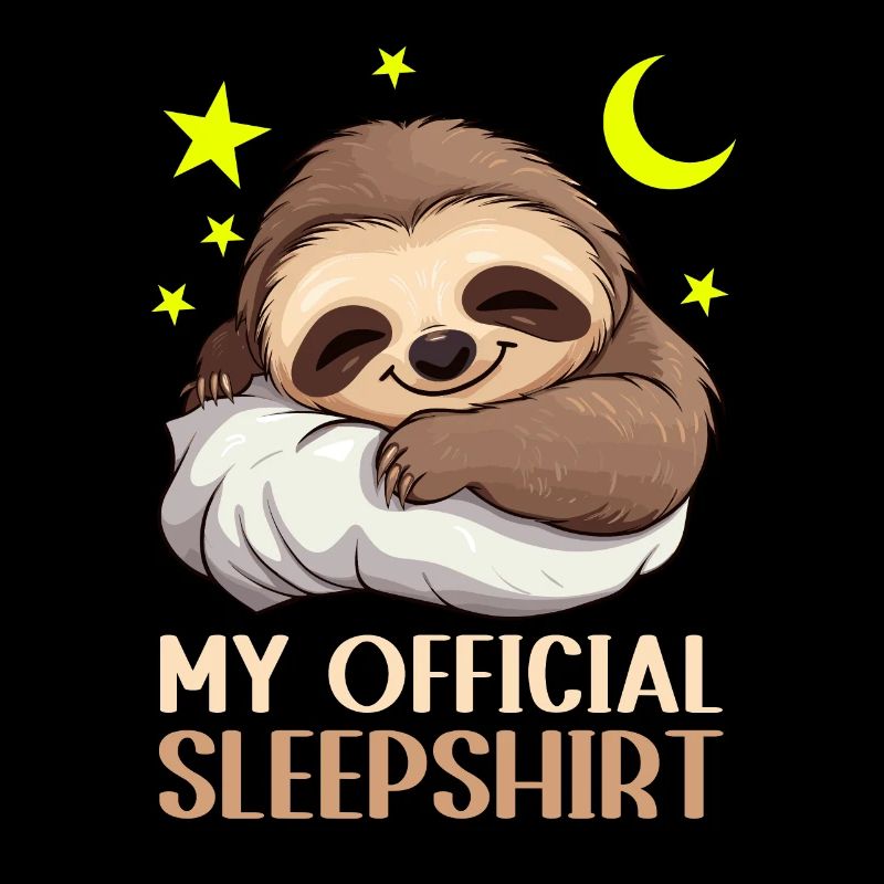Sleep Mode: Cuddly Sloth with Pillow