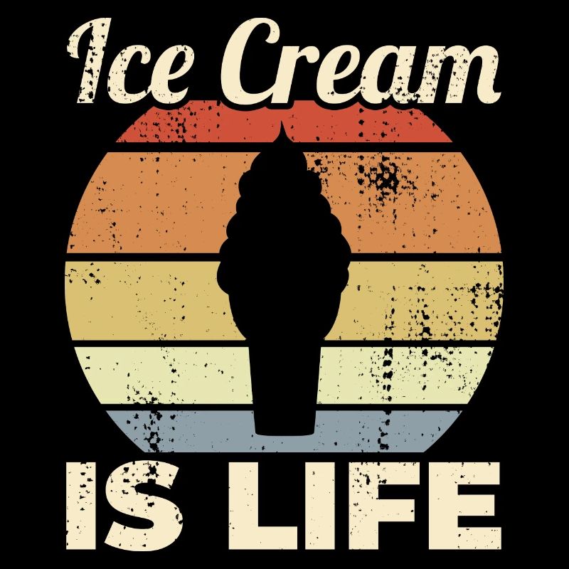 Eiscreme ist Leben
