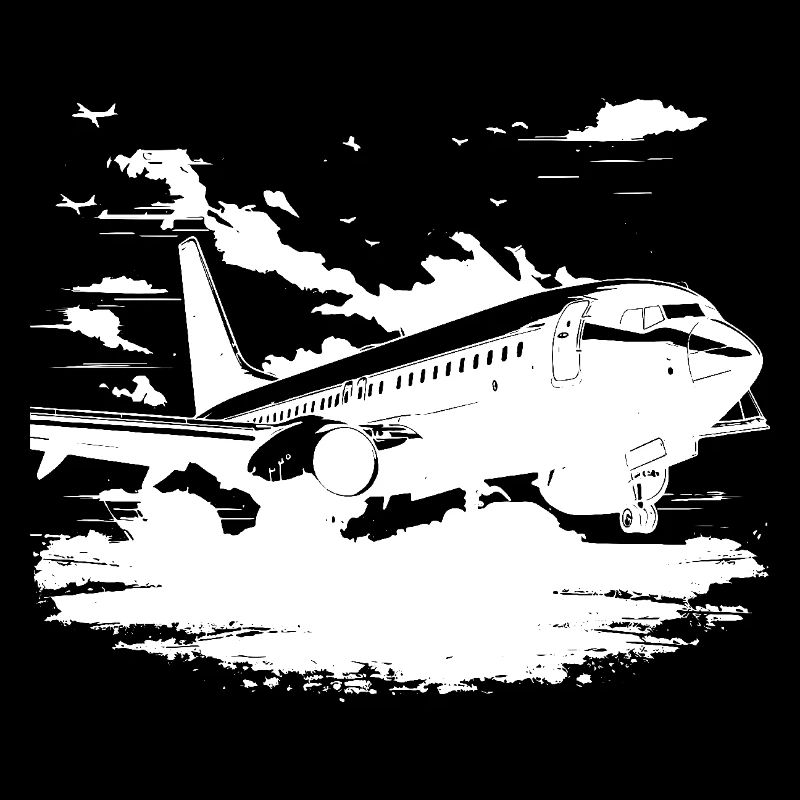 Flugzeug Skizze