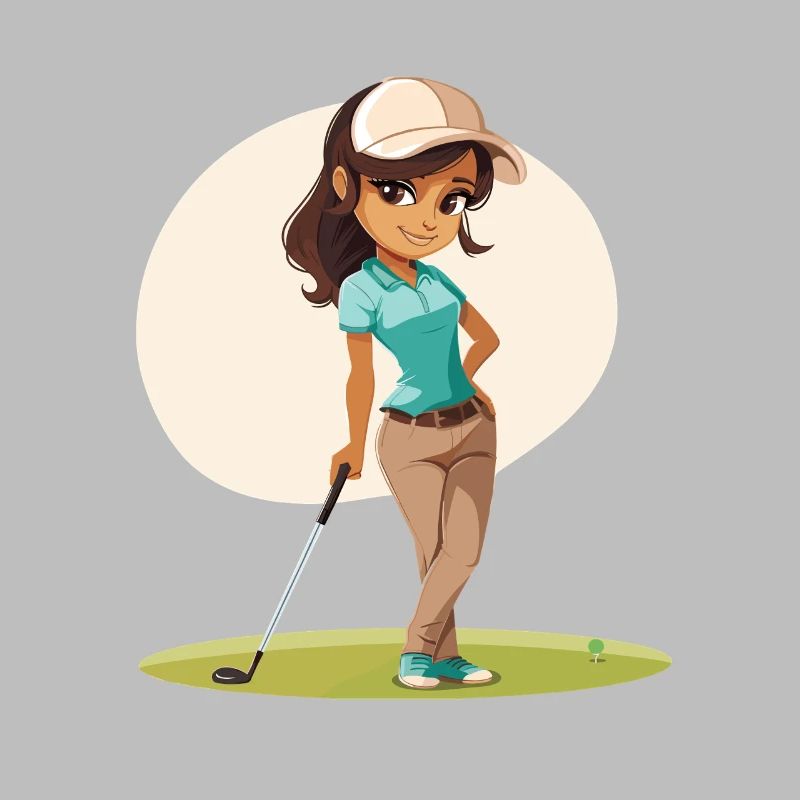 Bande dessinée golfeuse