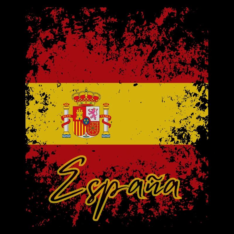 Fierté espagnole, drapeau de l’Espagne
