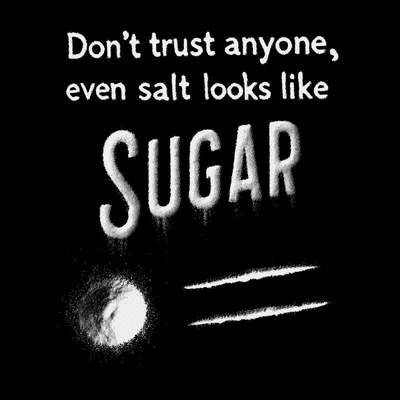 Sugar Trust Satirisches Grafik-T-Shirt