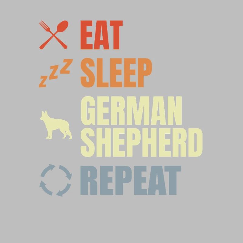 Schäferhund Routine