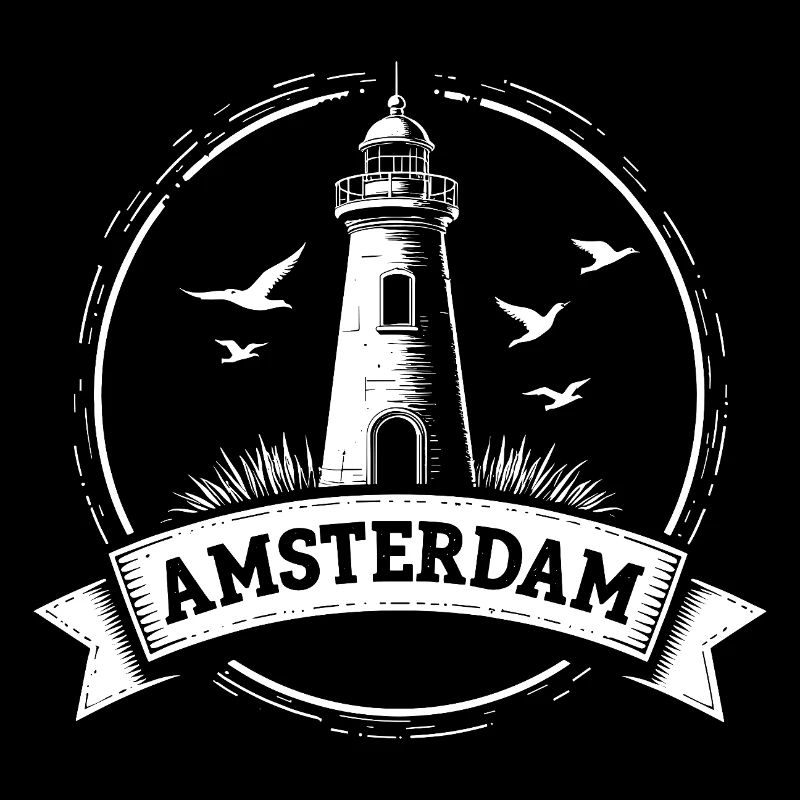 Leuchtturm Amsterdam Maritimes 