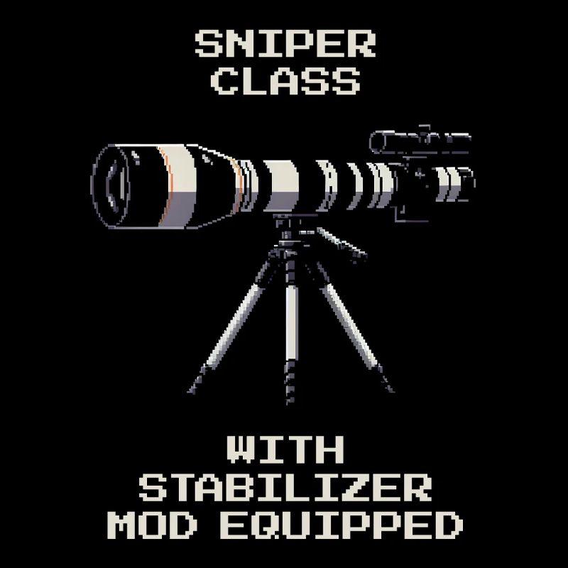 Sniper Class | Telephoto lens with stabilizer