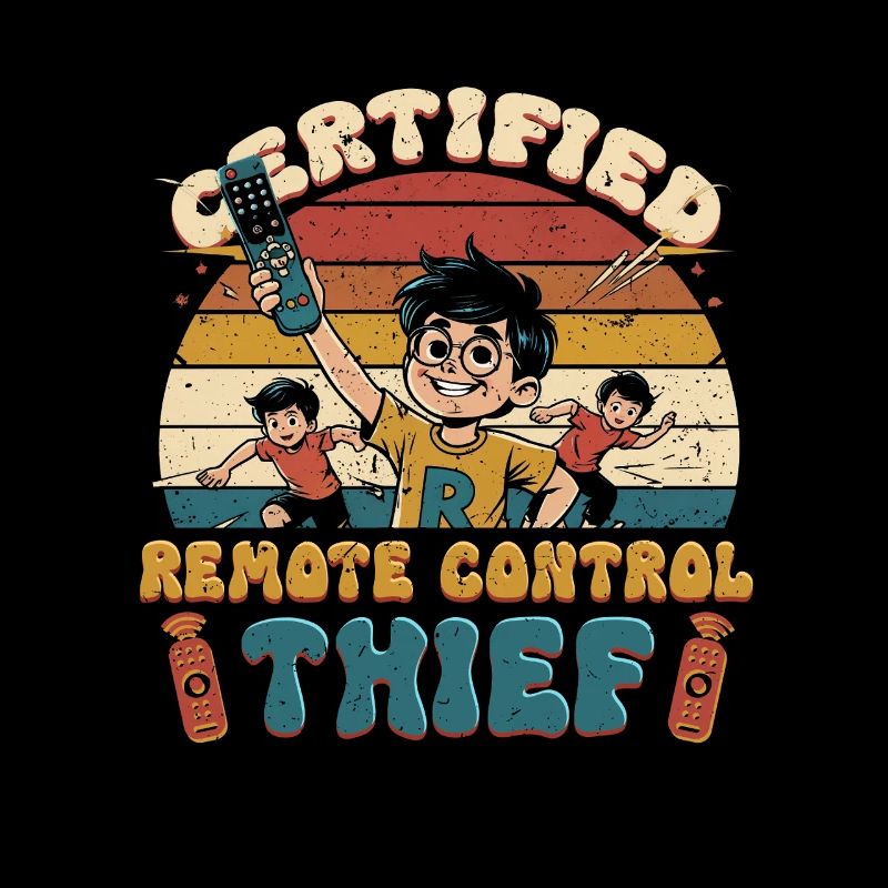Sibling Brother Sister Remote Control Thief