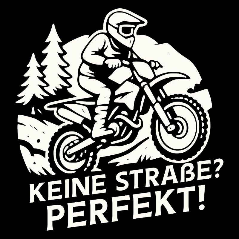 Moto tout-terrain – Pas de route ? Parfait