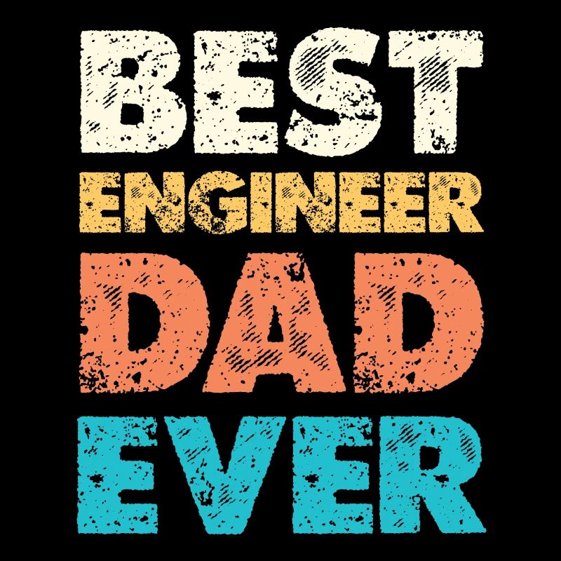 Best Dad Ever Farbblock