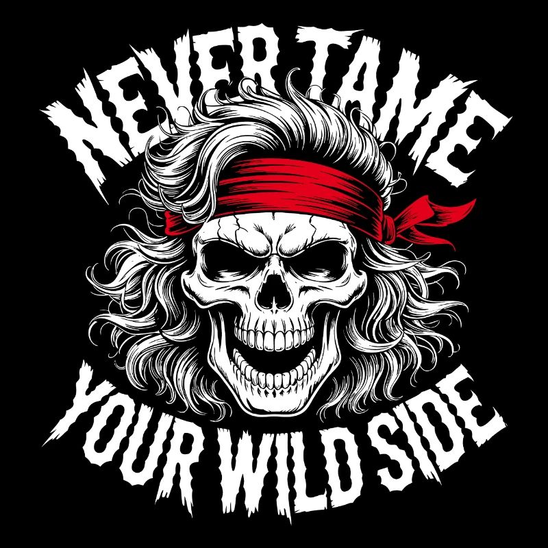 Wildes Ich Schädel Bandana