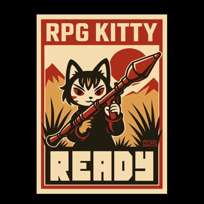 Affiche RPG Kitty Ready