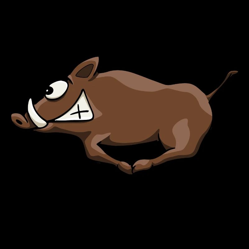 Wildsau Wildschwein Eber Hauer Jäger Jagd Geschenk