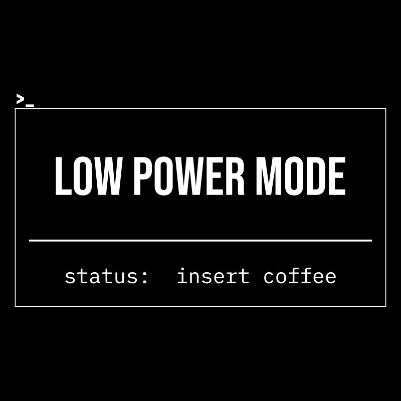 Low Power Modus Kaffee