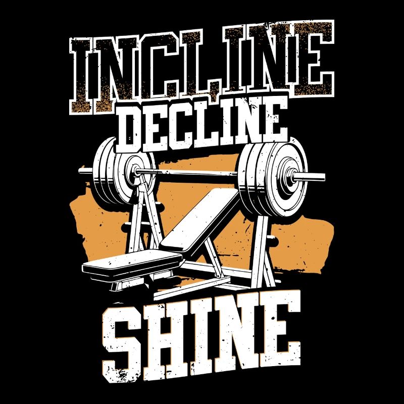 Chest Training Bodybuilder Incline Decline