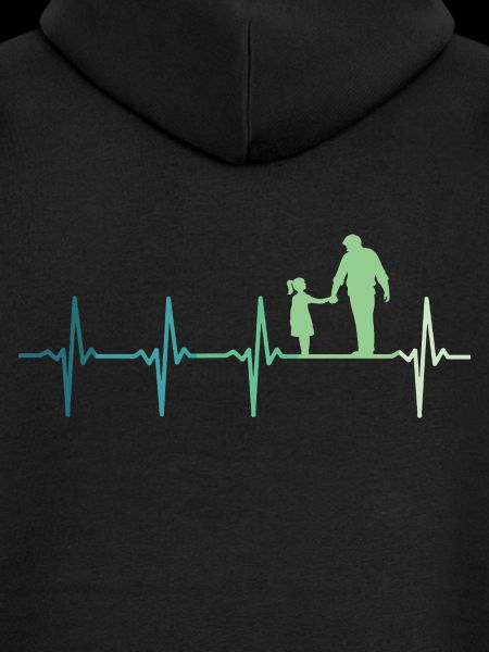 Père et fille battement de coeur papa et fillette