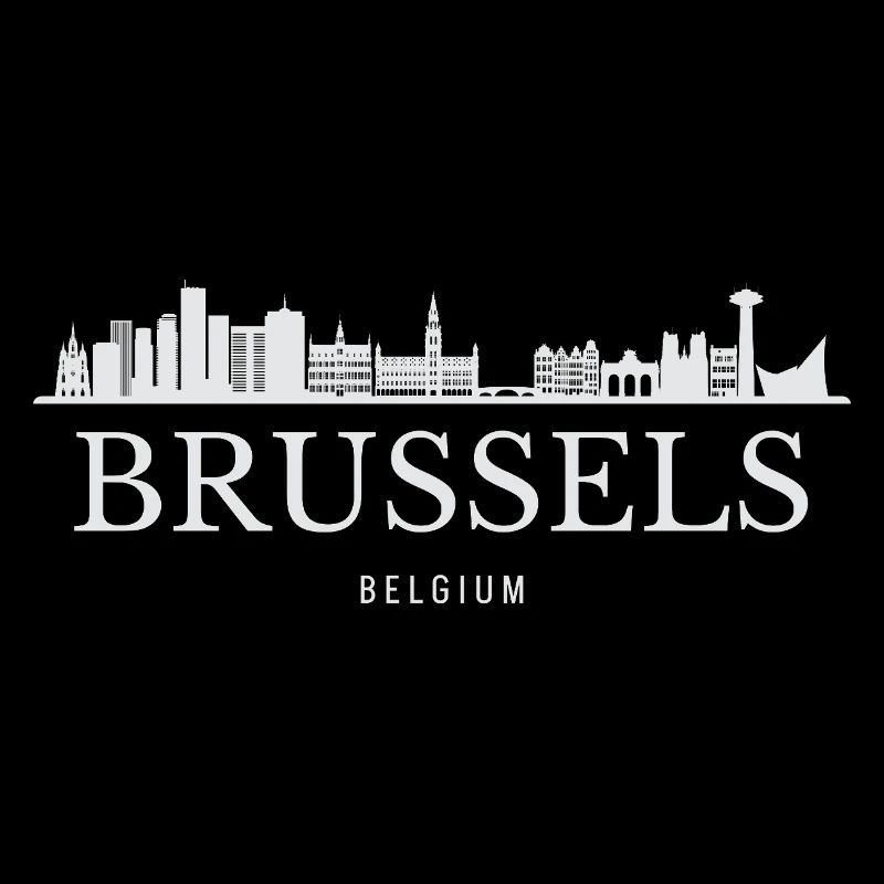 Brussels skyline, Brussels Belgium
