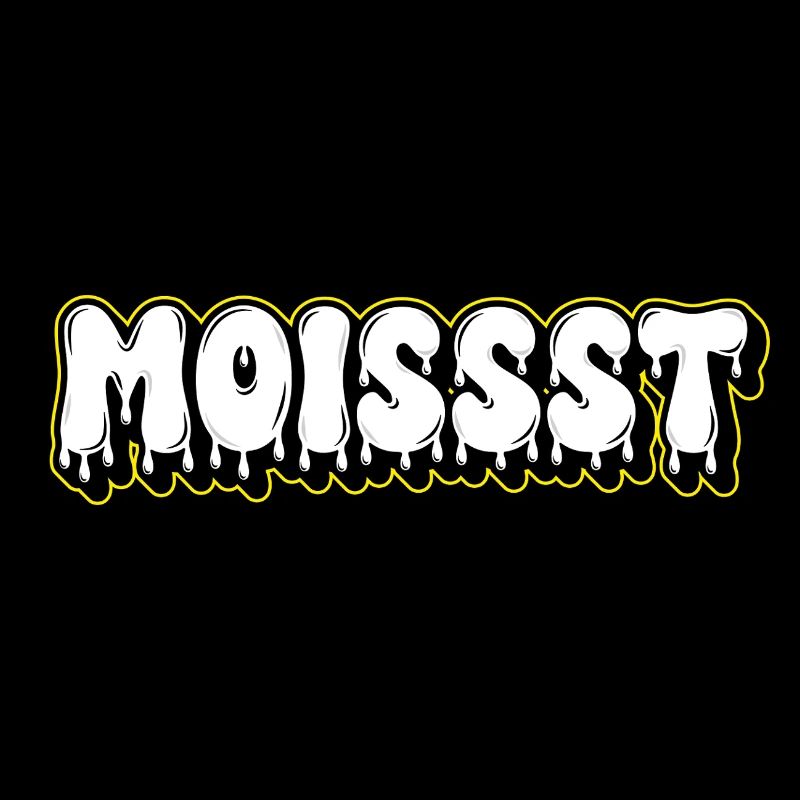 Moist Fat Font Wortzeichen