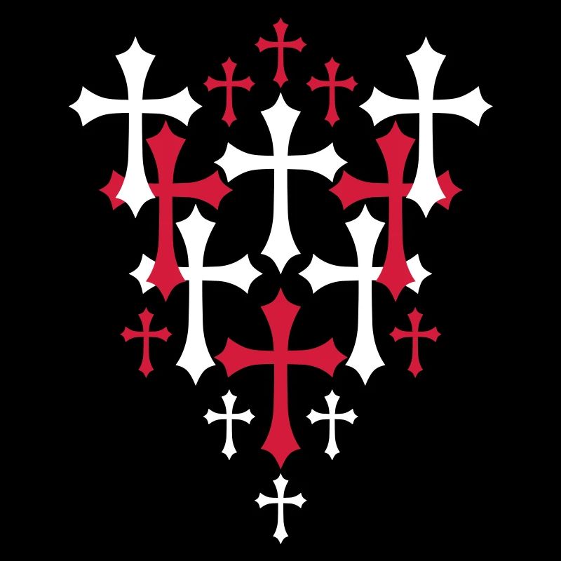 03 Pattern Gothic Crosses
