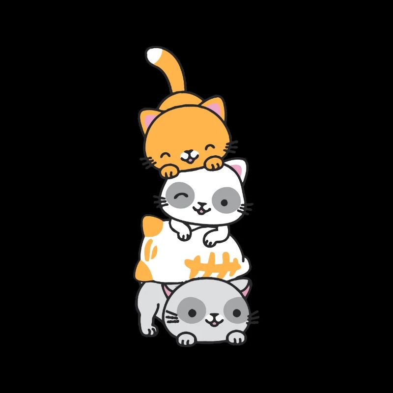 Cat Stack Kawaii Cats Cats Stack