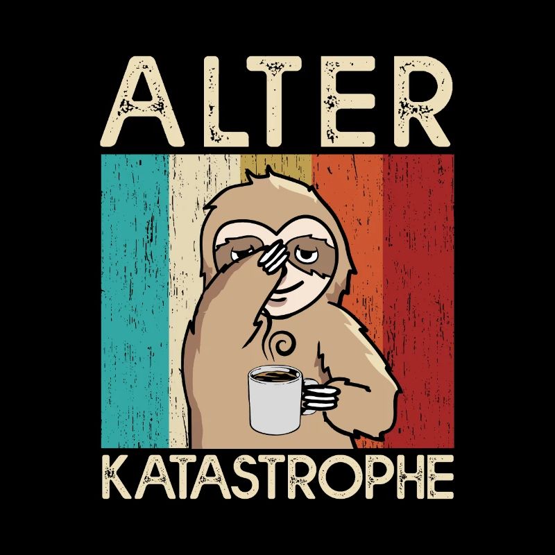Alter Katastrophe Faultier Facepalm Mitarbeiter