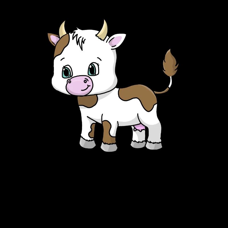 une petite vache mignonne